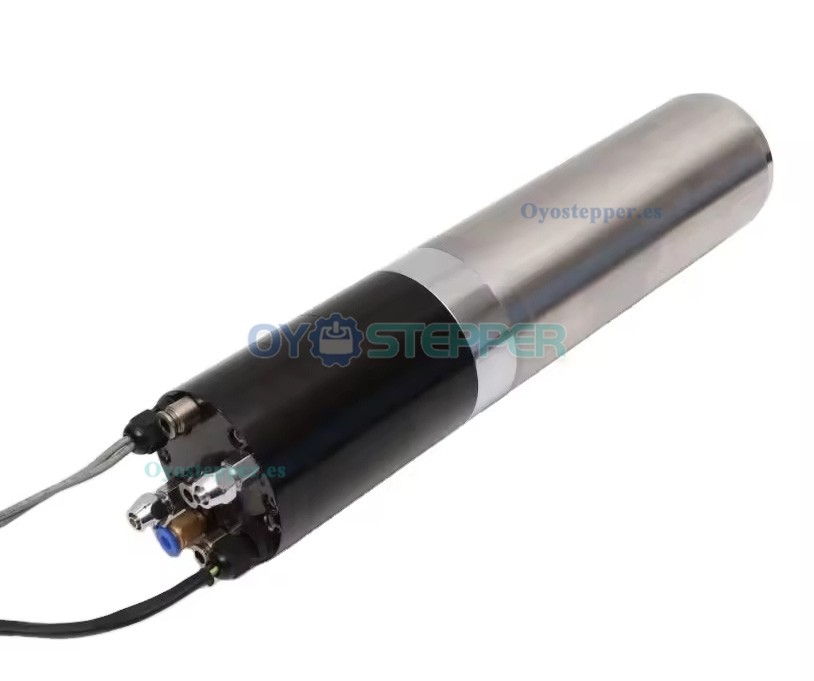 Kit de husillo ATC de 1,5kW ISO20 80mm 220V 24000rpm refrigerado por agua con VFD
